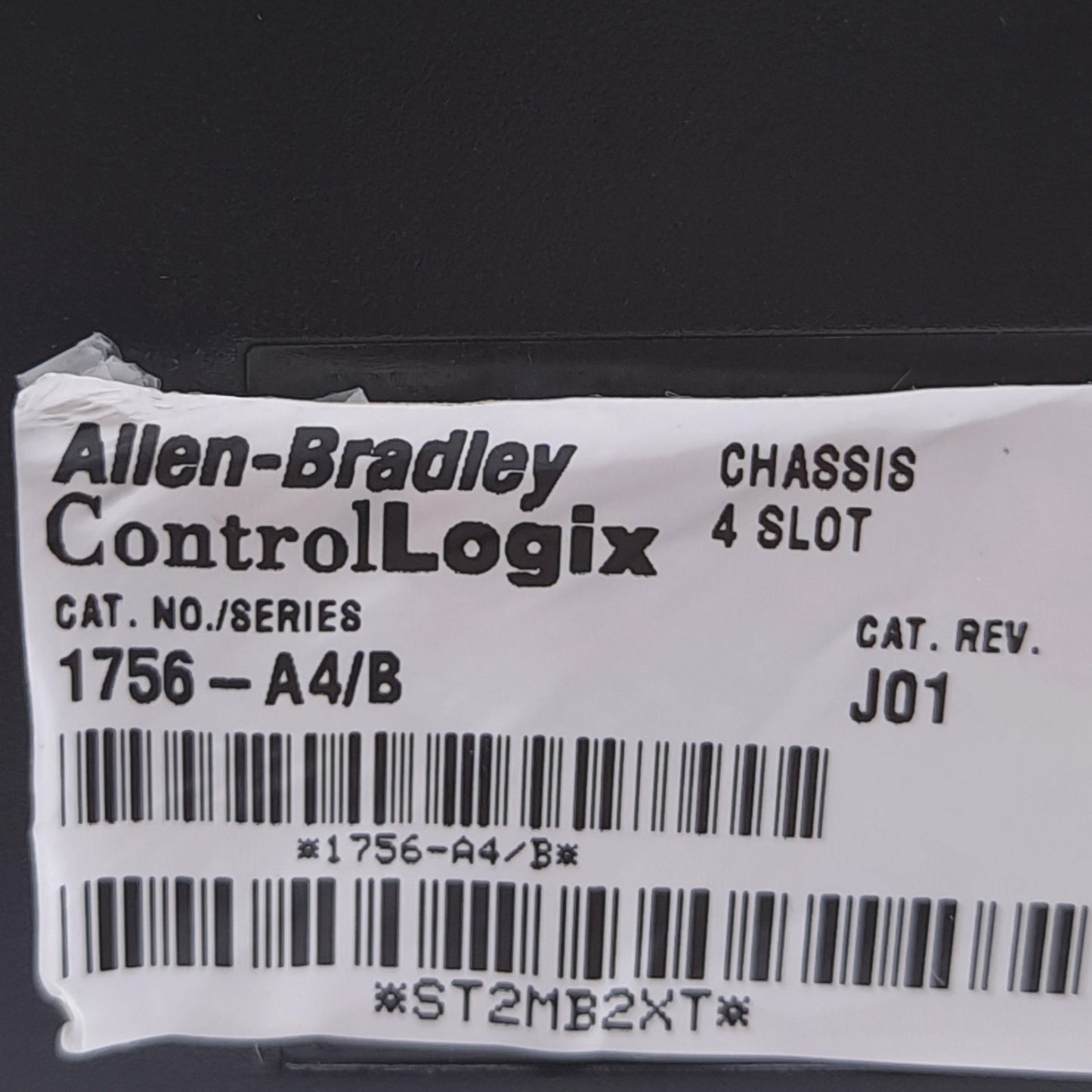 Used Allen Bradley 1756-A4/B ControlLogix 4-Slot PLC Rack Chassis Mount Base