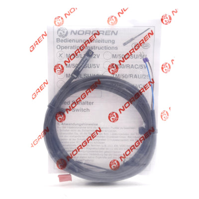 New Norgren M/50/LSU/2V Magnetic Reed Switch, 10-240VAC/10-170VDC, 2-Wire 2m Long