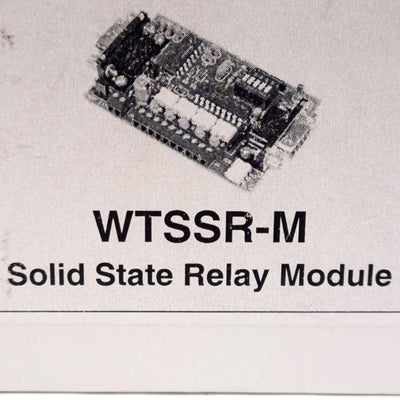 New Weeder Technologies WTSSR-M Solid State Relay Module, 5 SPST NO, 0-250V, RS-232