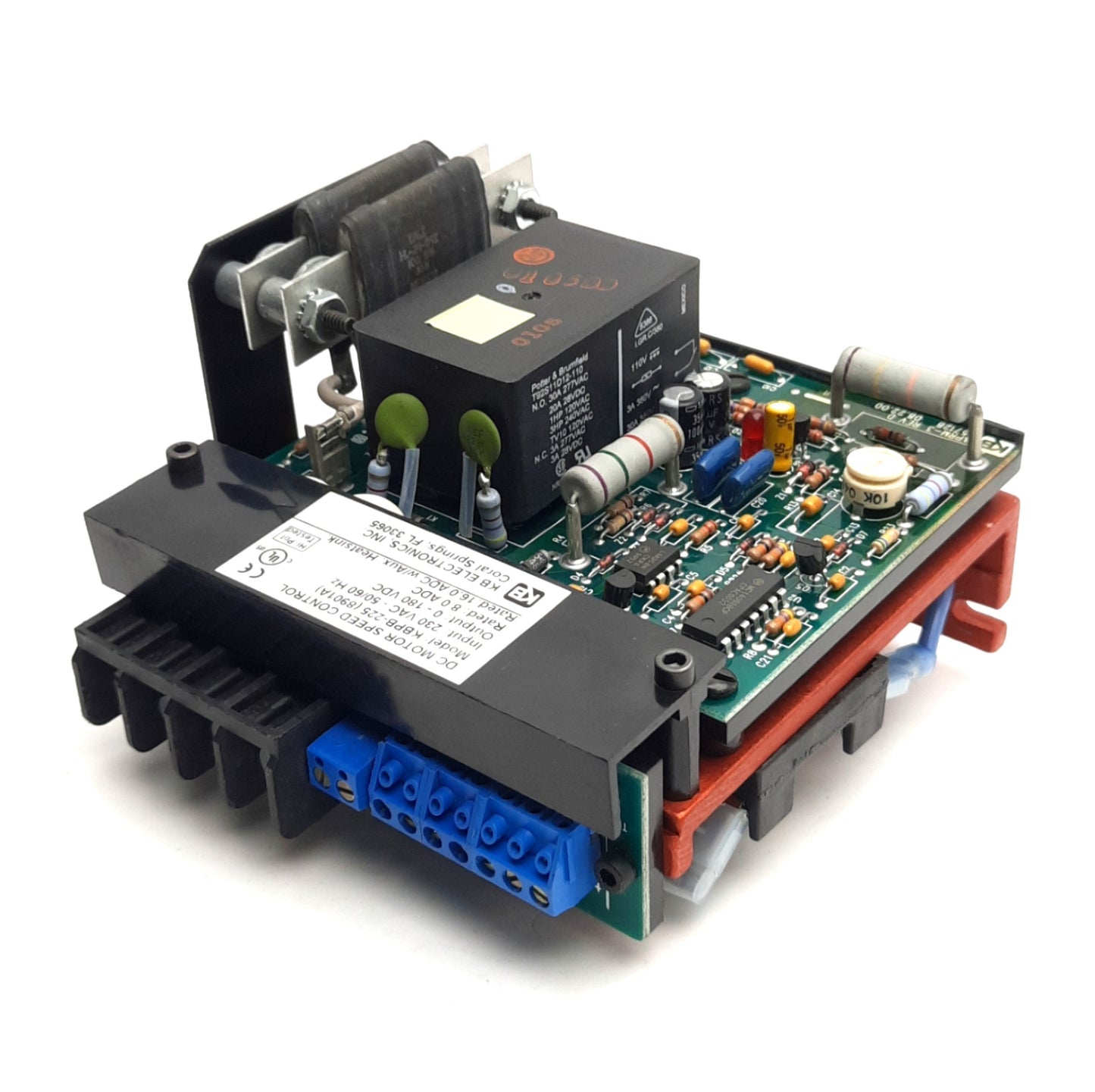Used KB Electronics KBPB-225 DC Motor Drive 230VAC Input, 0-180VDC 8A Output