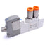 Used SMC SY3120-5WOZ-N7 Solenoid Valve, 0.15-0.7MPa, ø1/4in One-Touch, 24VDC Coil