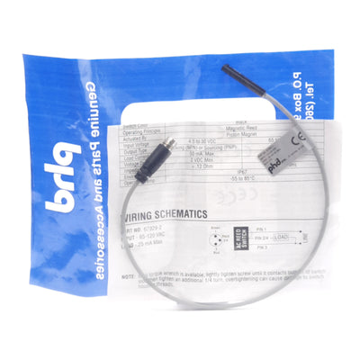 New Phd 67922-1 Reed Switch, 4.5-30VDC 50mA, PNP or NPN Output, Quick Connect 3-Pin