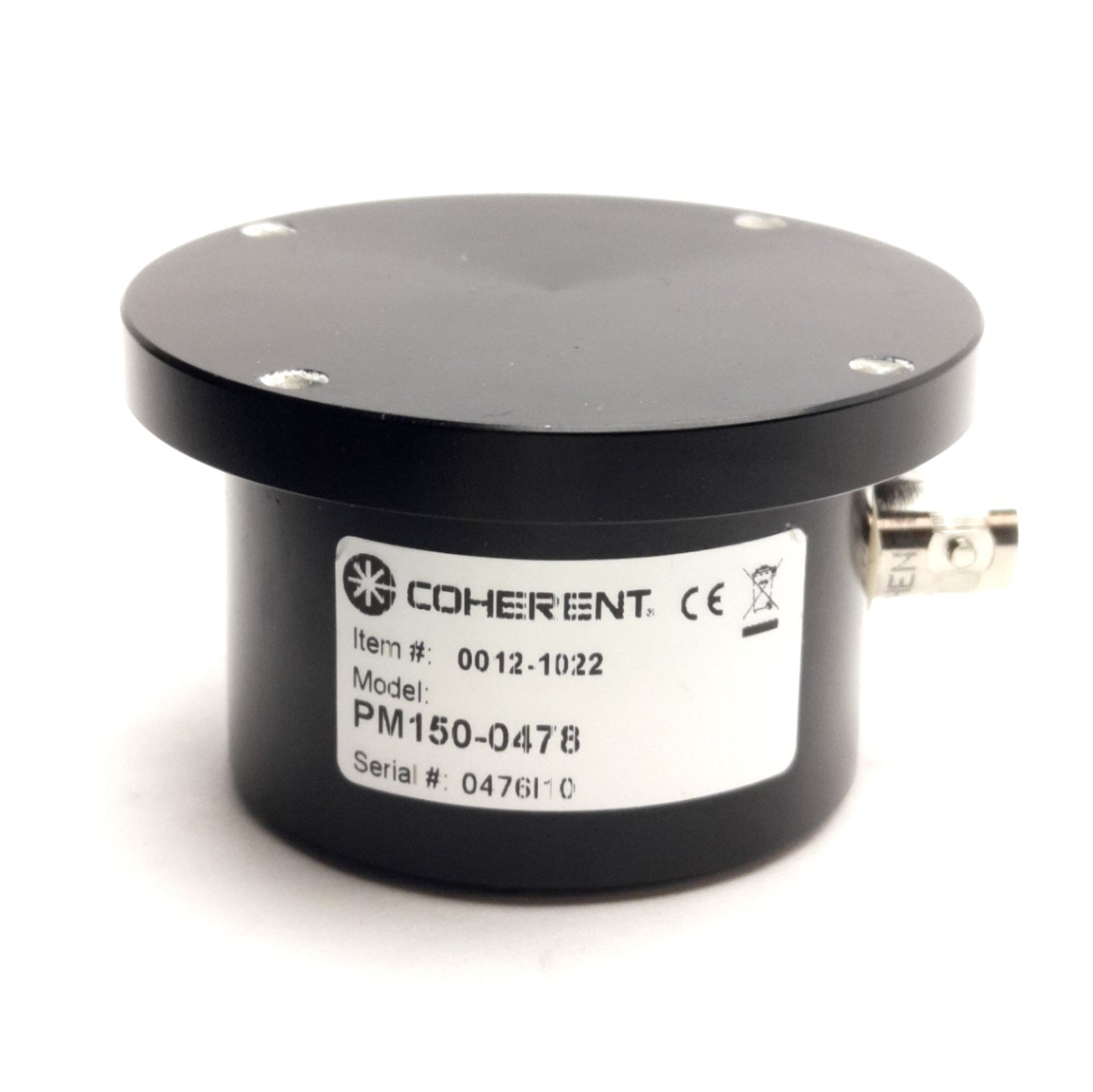 Used Coherent PM150-0478 0012-1022 Thermopile Laser Sensor 300mW to 150W, 19mm Area