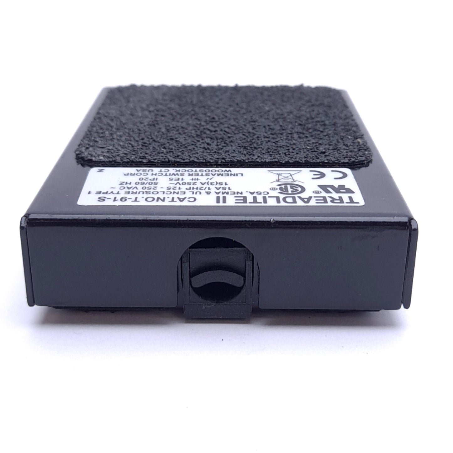 Used Lot of 2 Linemaster T-91-S Treadlite II Momentary Foot Pedal Switch, 250VAC 15A