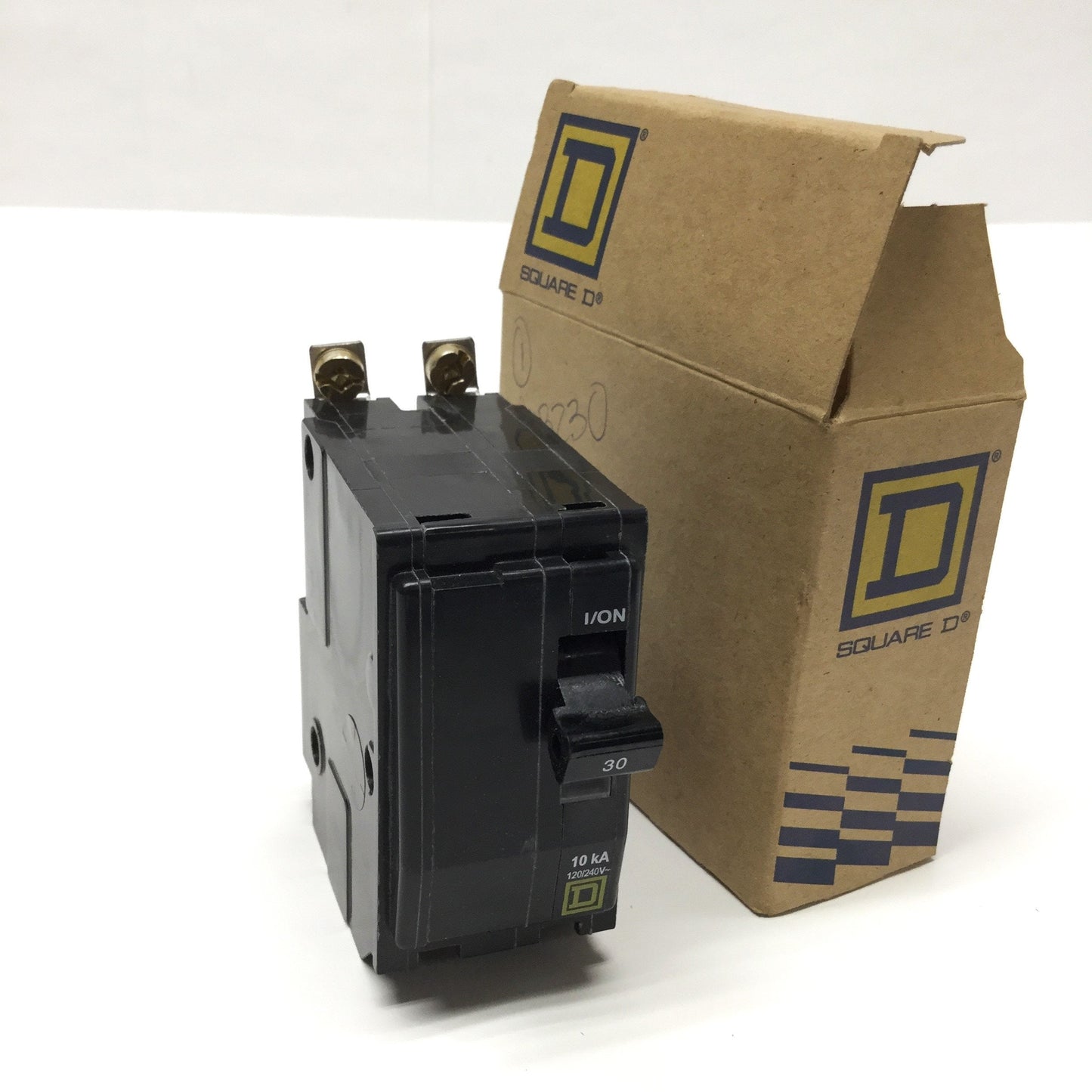 New Square D QOB230 Miniature Bolt-On Circuit Breaker 30A 2-Pole 120/240VAC 10kA