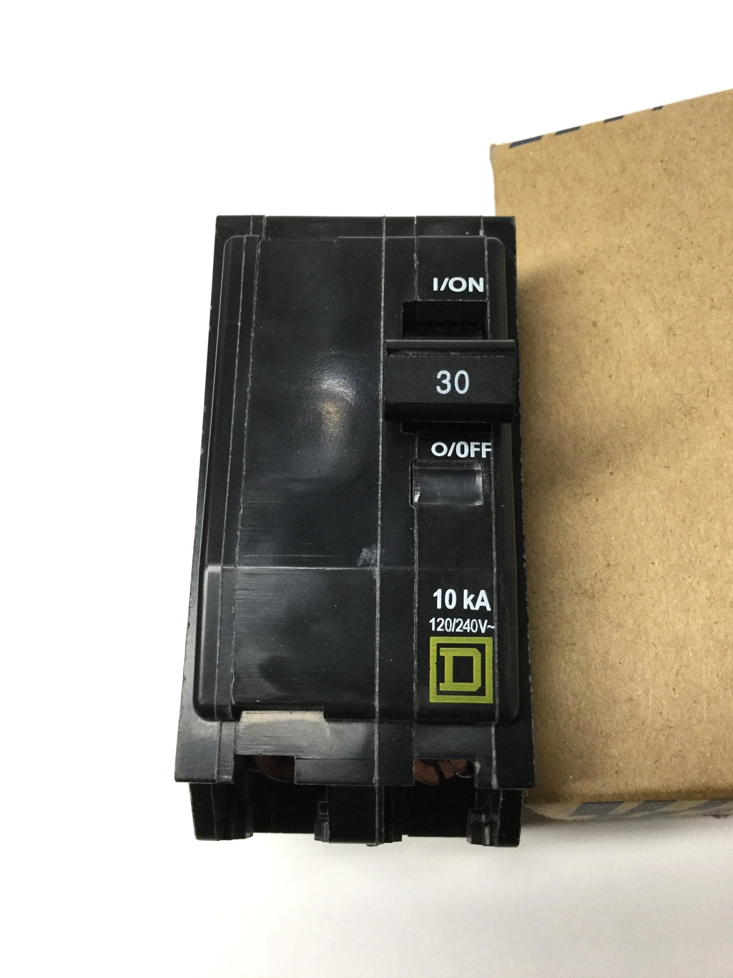 New Square D QOB230 Miniature Bolt-On Circuit Breaker 30A 2-Pole 120/240VAC 10kA