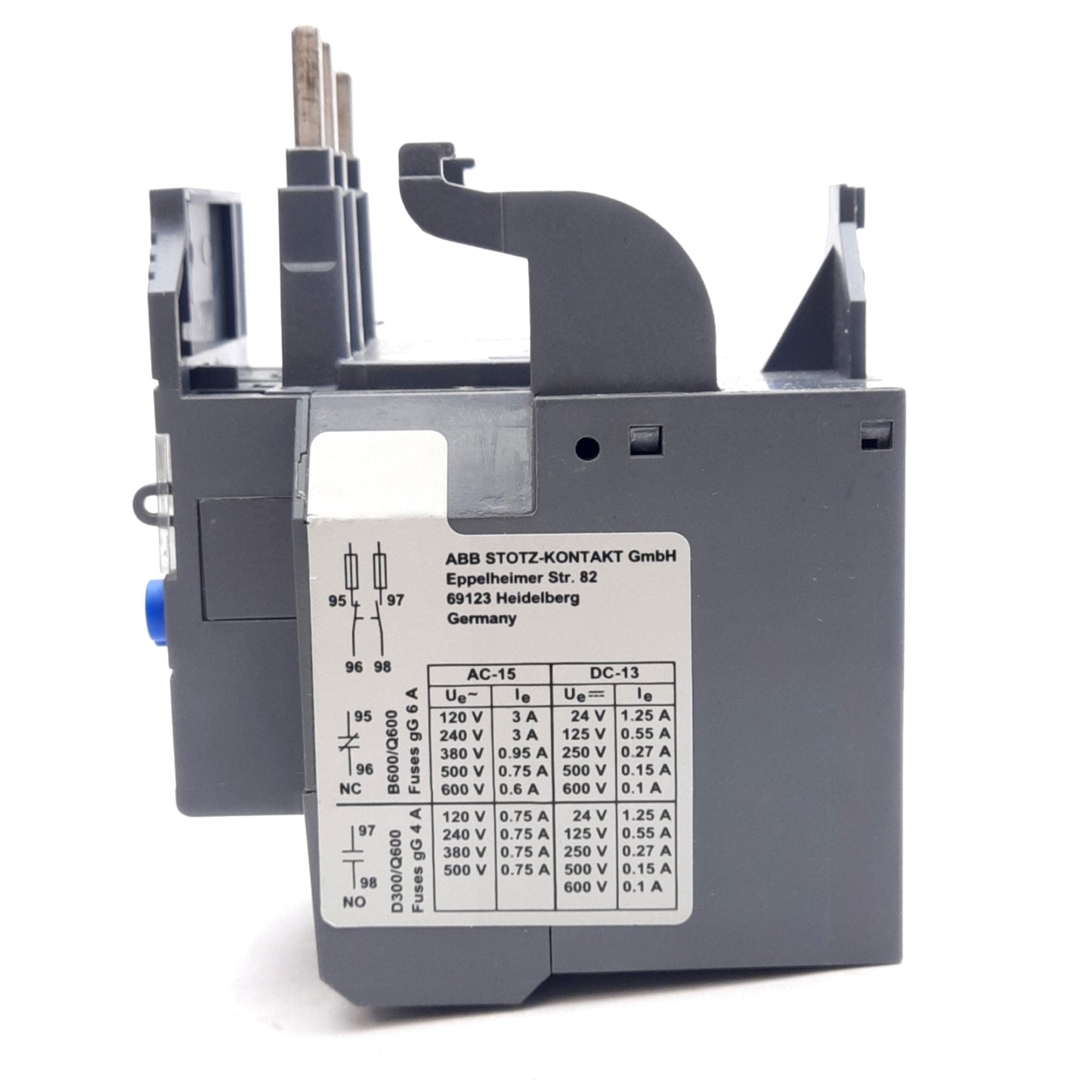 Used ABB TF42-4.2 Thermal Overload Relay For AF09...AF38 Contactors, 3-Pole, 3.1-4.2A