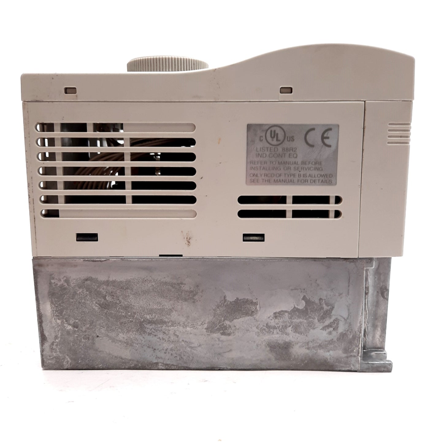 Used Mitsubishi FR-S520E-0.4K-NA Inverter 1Ø/3Ø 200-240VAC IN 3Ø 200-240VAC Out 1/2HP