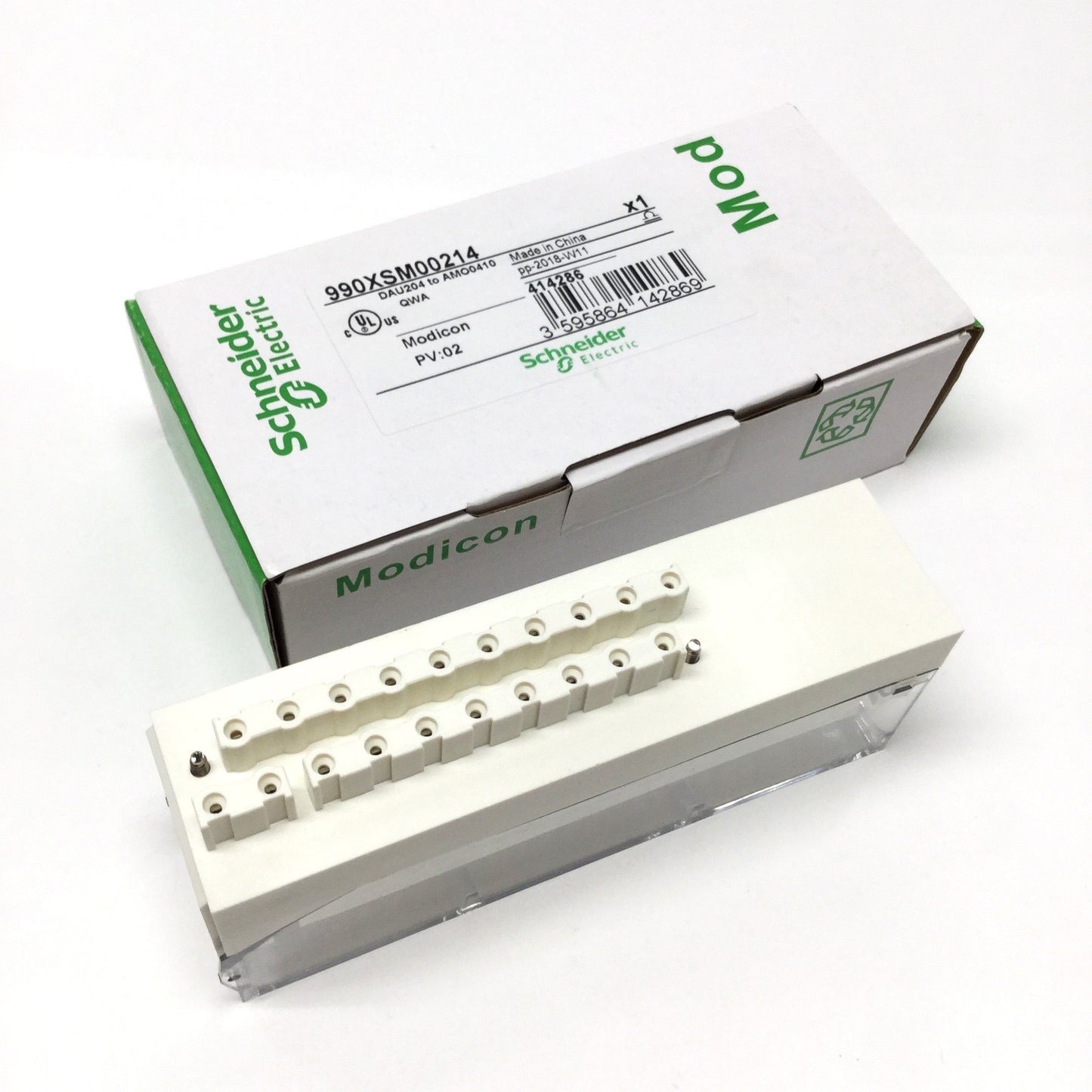 New Schneider 990XSM00214 Modicon Compact to X80 DAU204/AMO0410 Quick Wiring Adapter