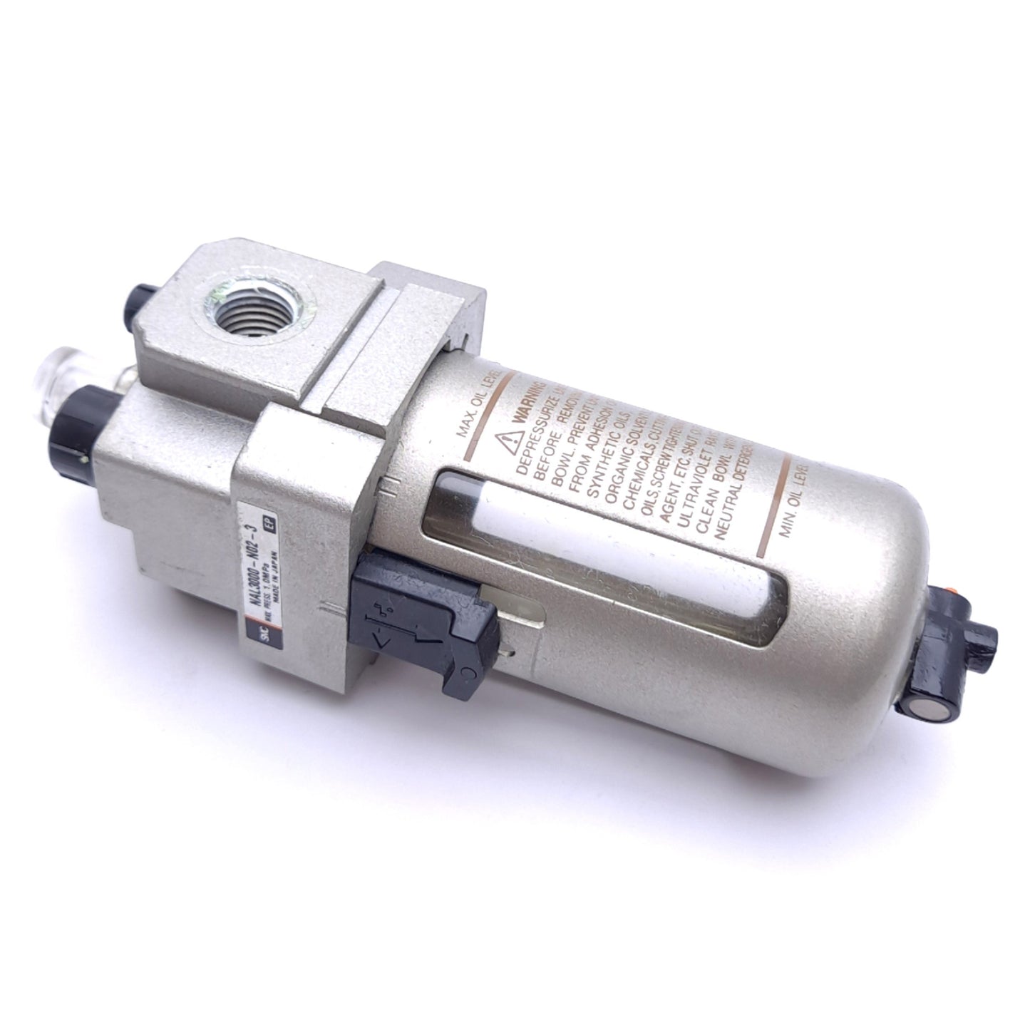 Used SMC NAL3000-N02-3 Pneumatic Lubricator, 1/4in NPT Ports, 1.0MPa Max