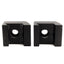 Used Lot of 2 Thorlabs RC1 Dovetail Carrier 1" x 1" *No Thumbscrews*