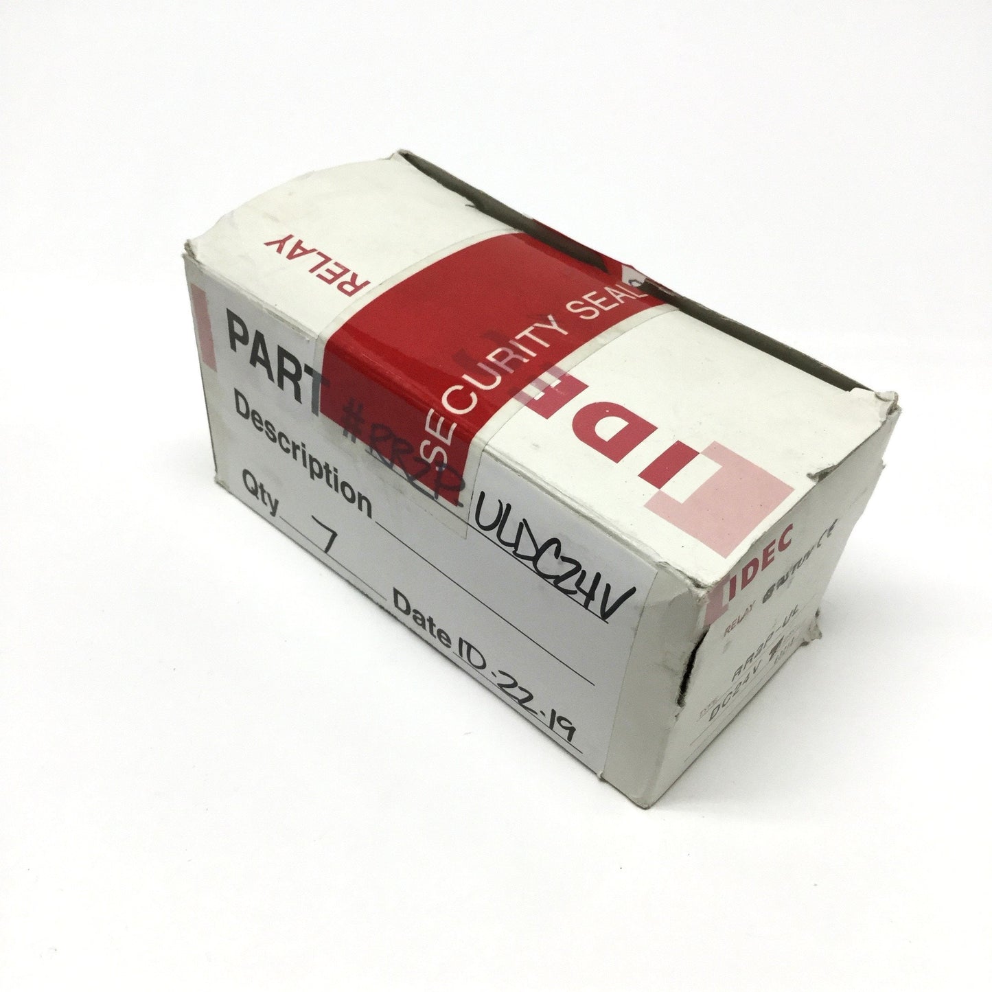 New – Open box Lot of 7 IDEC RR2P-UL DC24V Plug-In Power Relays, 24VDC Coil, 10A DPDT, 8-Pin