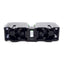 Used Bussmann BCM603-xC Class CC Stackable Fuse Block, LED, 600VAC 30A, DIN Rail