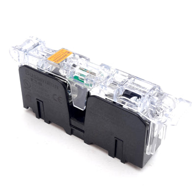 Used Bussmann BCM603-xC Class CC Stackable Fuse Block, LED, 600VAC 30A, DIN Rail