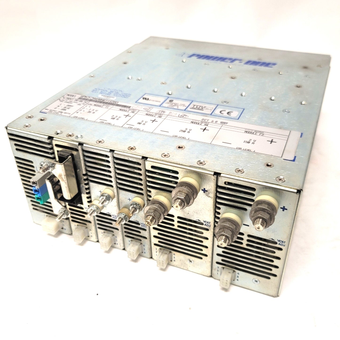 Used Power One HPM7F2A4A8H6T1S393 Modular Power Supply 2500W, 1.5V, 2V, 3.3V, 5V