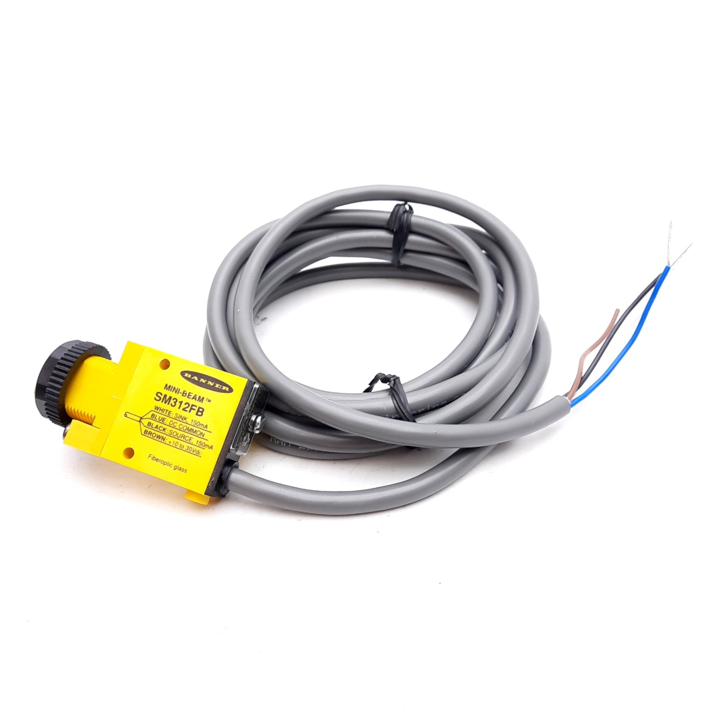 New – Open box Banner SM312FB Photoelectric Sensor Infrared Bipolar NPN/PNP, 10-30VDC, 4-Pin 2m