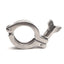 Used Lot of 3 VNE 13MHHM Heavy Duty Sanitary Clamp Fittings, 1-1/2in Tube Size OD