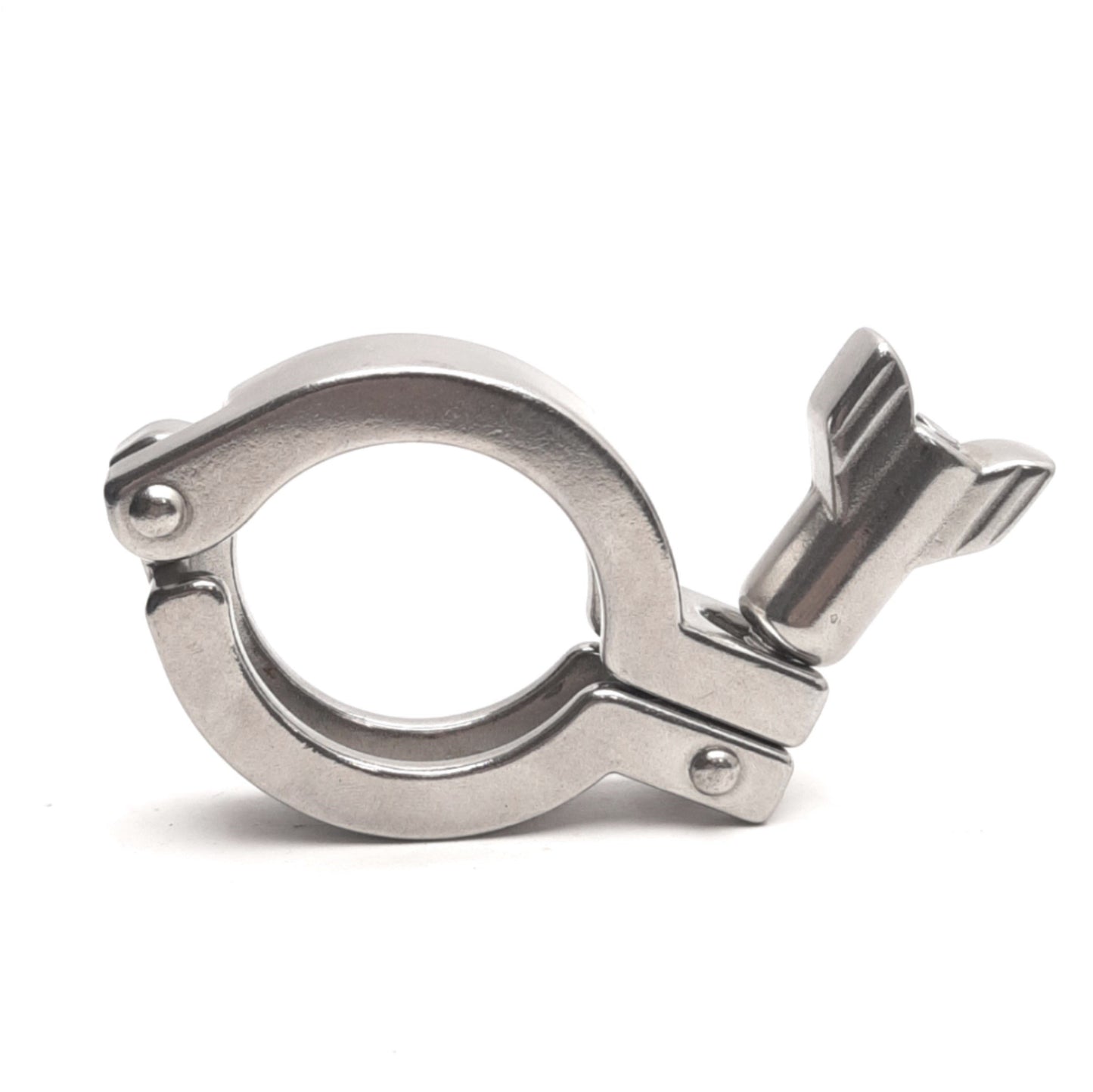 Used Lot of 3 VNE 13MHHM Heavy Duty Sanitary Clamp Fittings, 1-1/2in Tube Size OD