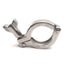 Used Lot of 3 VNE 13MHHM Heavy Duty Sanitary Clamp Fittings, 1-1/2in Tube Size OD