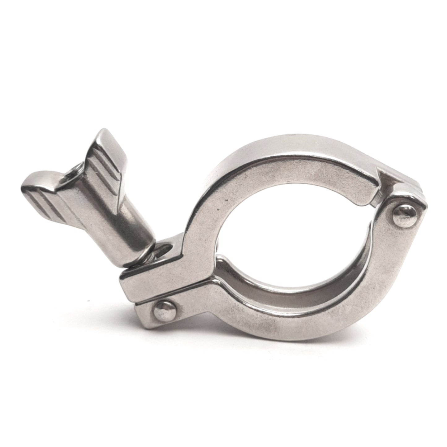 Used Lot of 3 VNE 13MHHM Heavy Duty Sanitary Clamp Fittings, 1-1/2in Tube Size OD