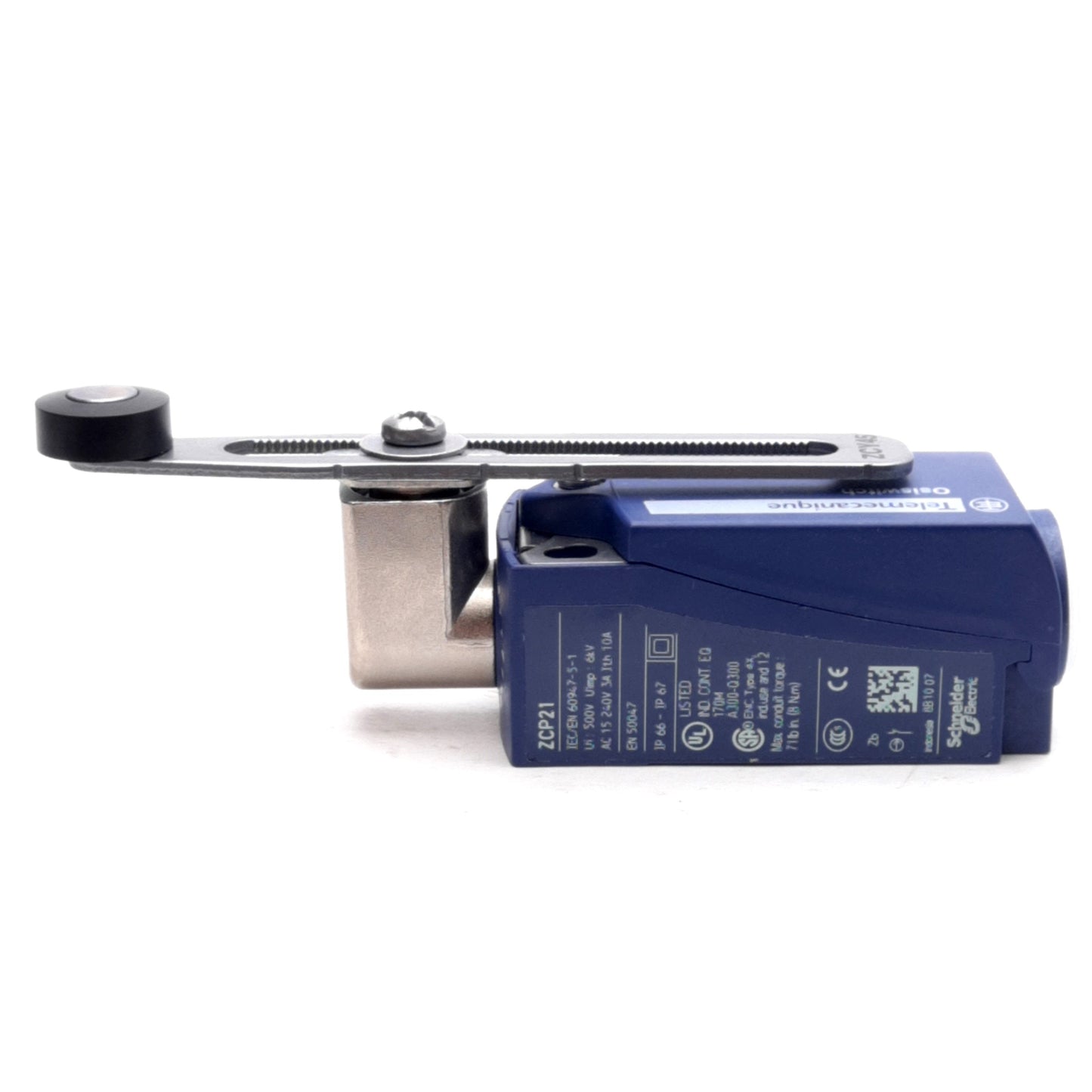 New – Open box Telemecanique XCKP2145P16 Snap Action Limit Switch 2-Pole 1NC+1NO 240VAC/250VDC