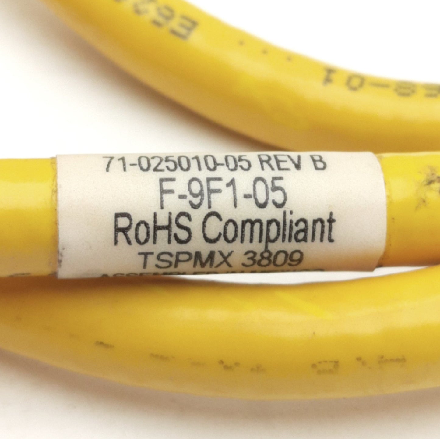Used Parker 71-025010-05 F-9F1-05 Compax3 Servo Drive/Motor Cable 17-Pin Circular