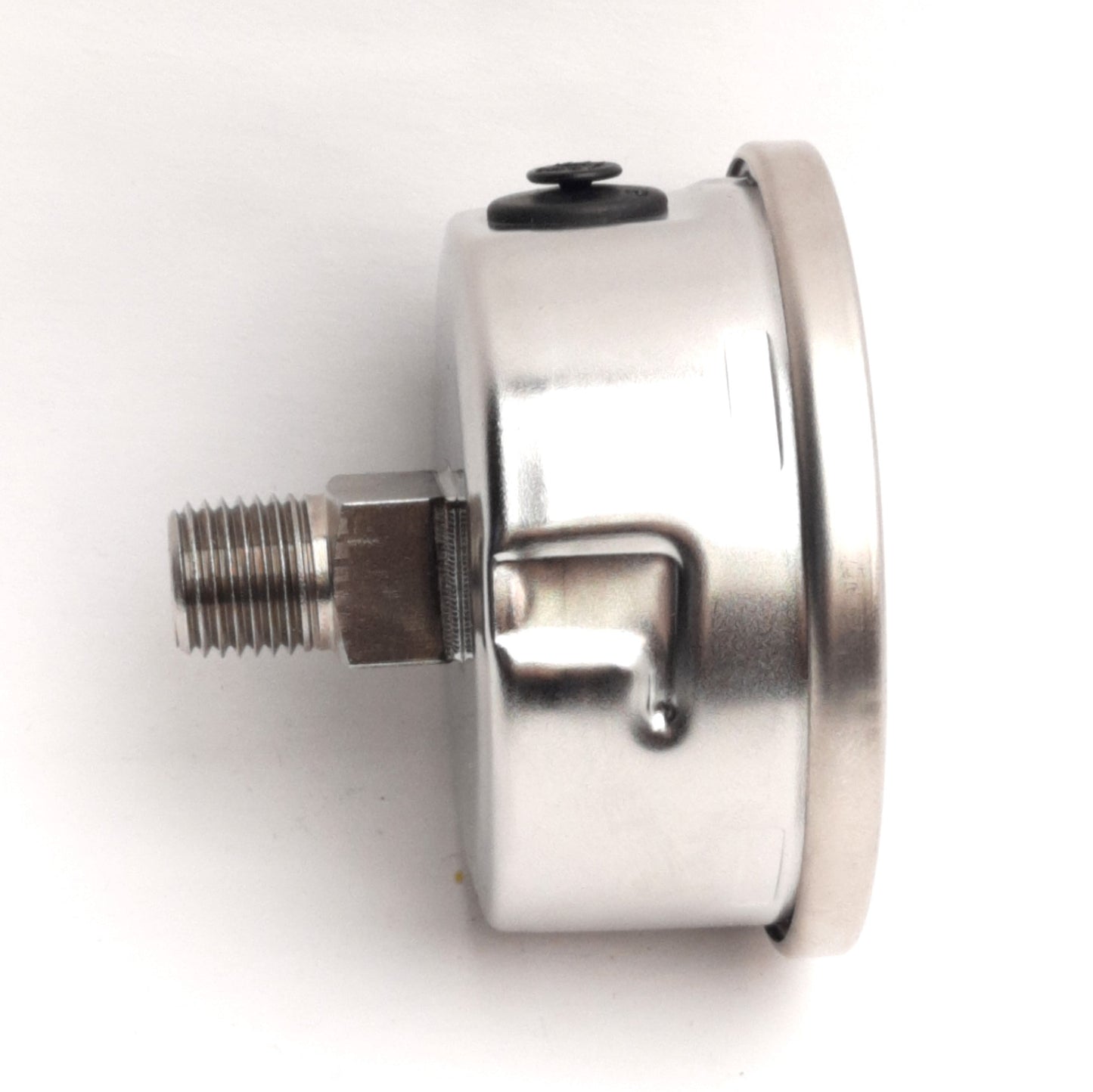 Used Noshok 25-410-100-PSI-1/4 Pressure Gauge, 0-100 Psi, 1/4in NPT, 2.5in Dial, SS
