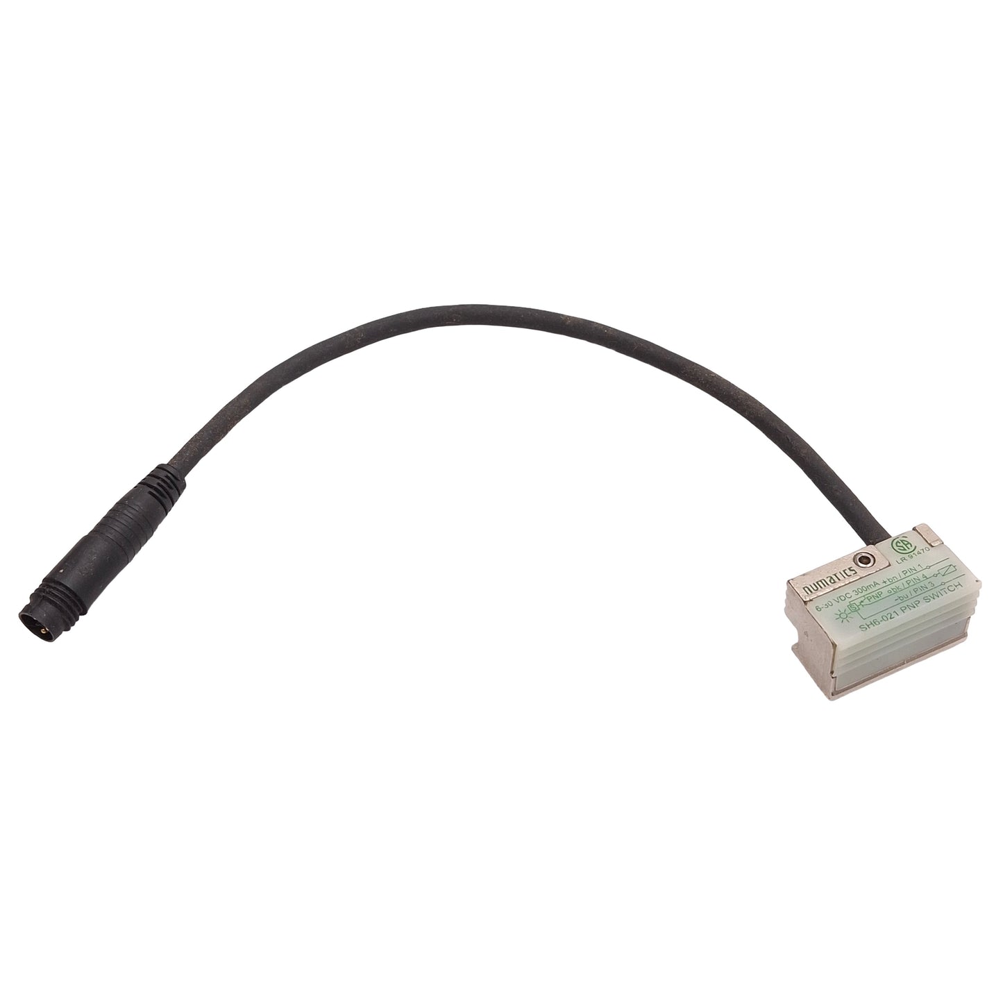 Used Numatics SH6-021 Reed Switch, Normally Open PNP, 6-30VDC, M8 3-Pin Male