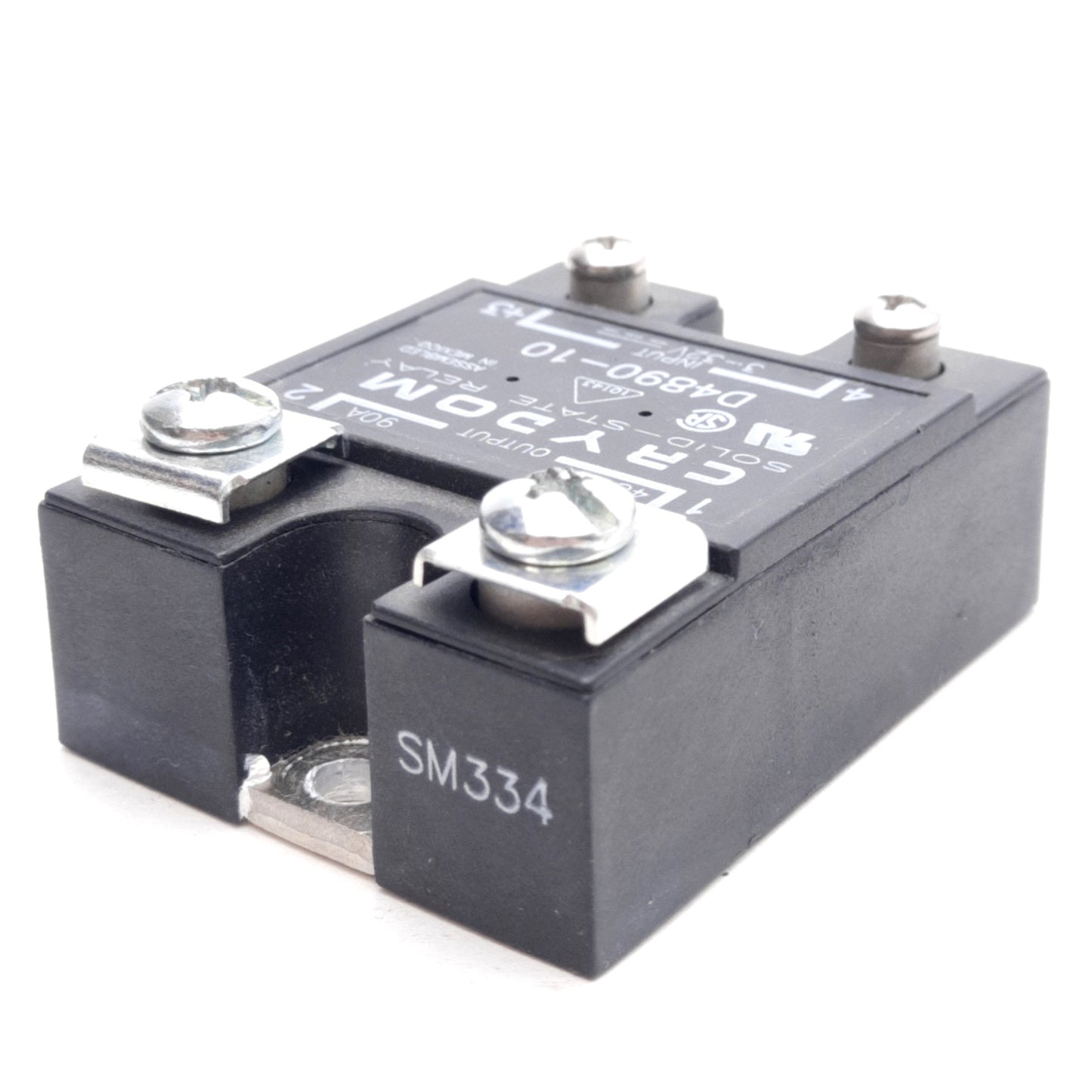 Used Crydom D4890-10 Solid State Relay, 4-32VDC Control, 480VAC Operating, 90A Load