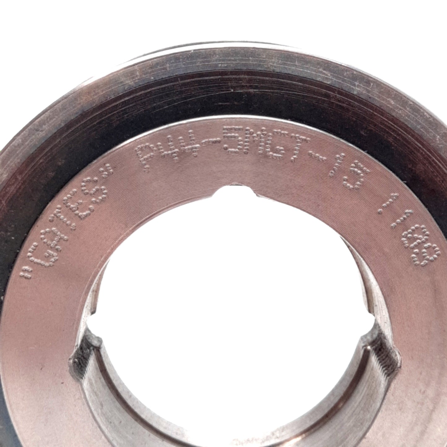 Used Gates P44-5MGT-15 PowerGrip Sprocket, 44 Groove, ø3.09in Flange, ø2.76in Pitch