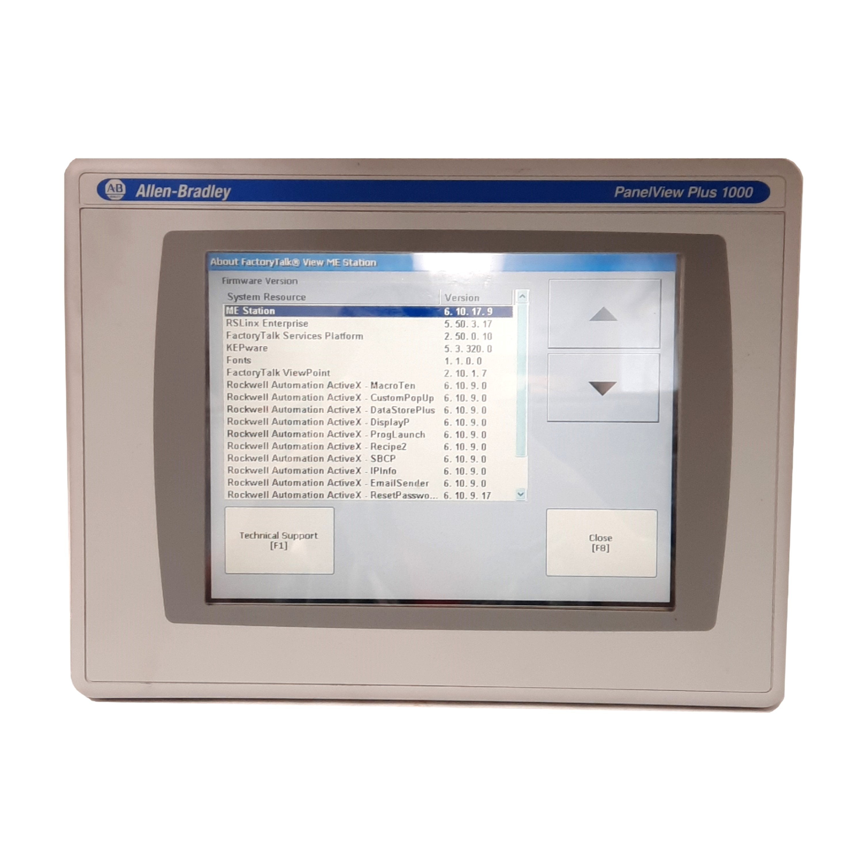 Allen Bradley 2711P-T10C4D8 PanelView Plus 1000 HMI Display Module