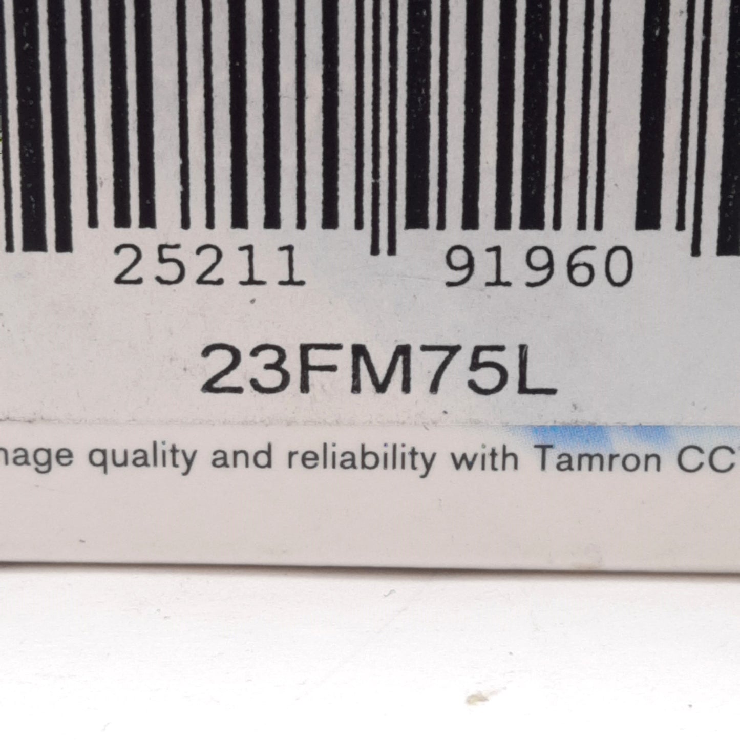 New Tamron 23FM75L CCTV Camera Lens, 2/3in Sensor, C-Mount, 75mm FL, F/3.9-32