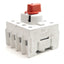 New – Open box Katko KU425N Motor Disconnect Switch, 4-Pole, 25A 600VAC, 16lb-in, DIN Rail