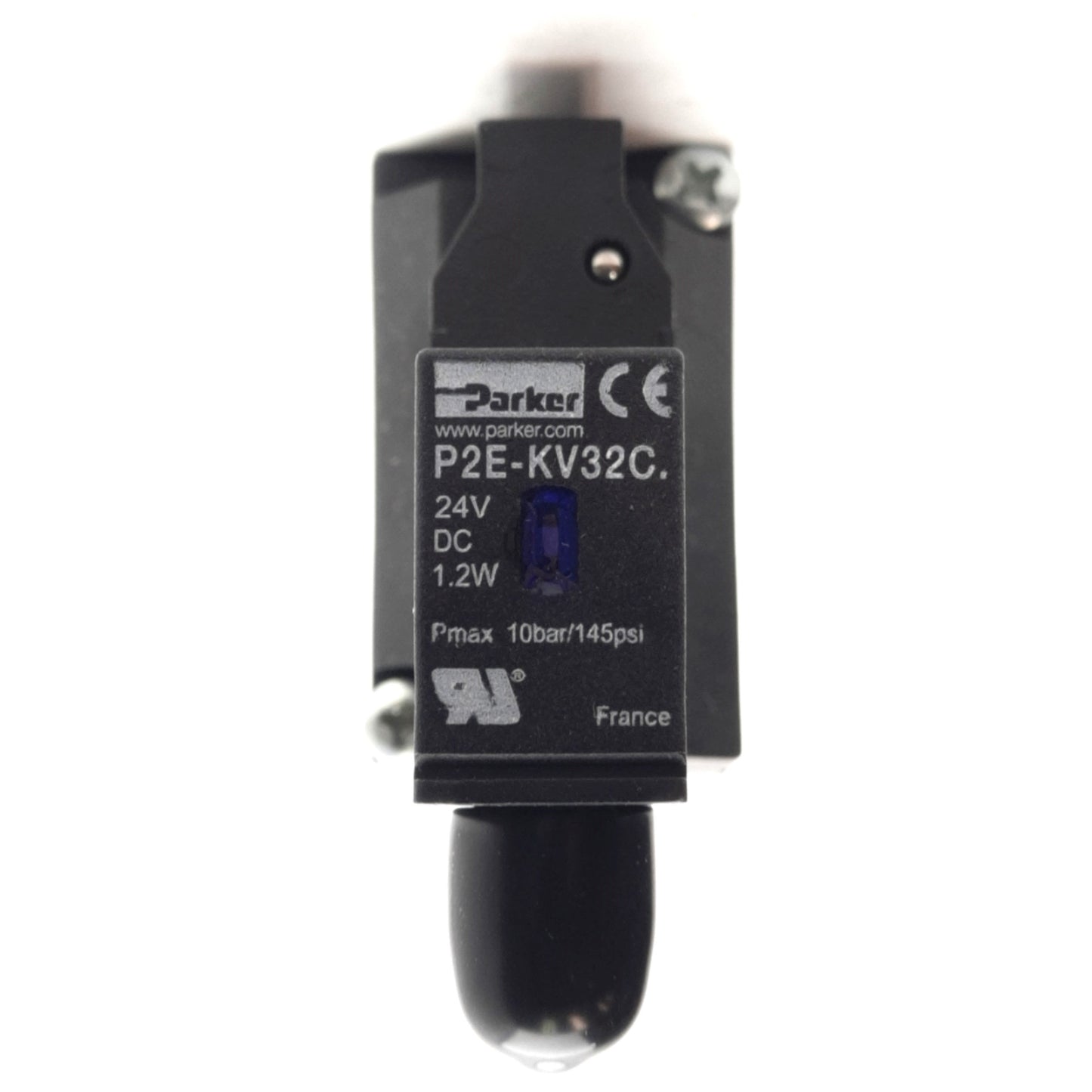 New Parker B652BB549A Double Solenoid 4-Way 3-Position 145PSI, 3/8in PTF, 24VDC Coil