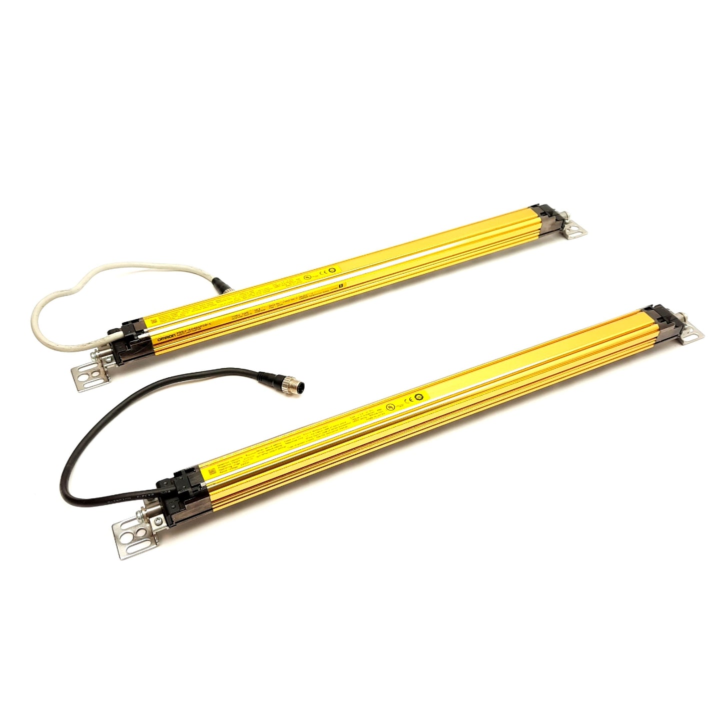 Used Omron F3SJ-A0455P20 Light Curtain ø20mm Detection 0.2-9m Range M12 8-Pin 24VDC