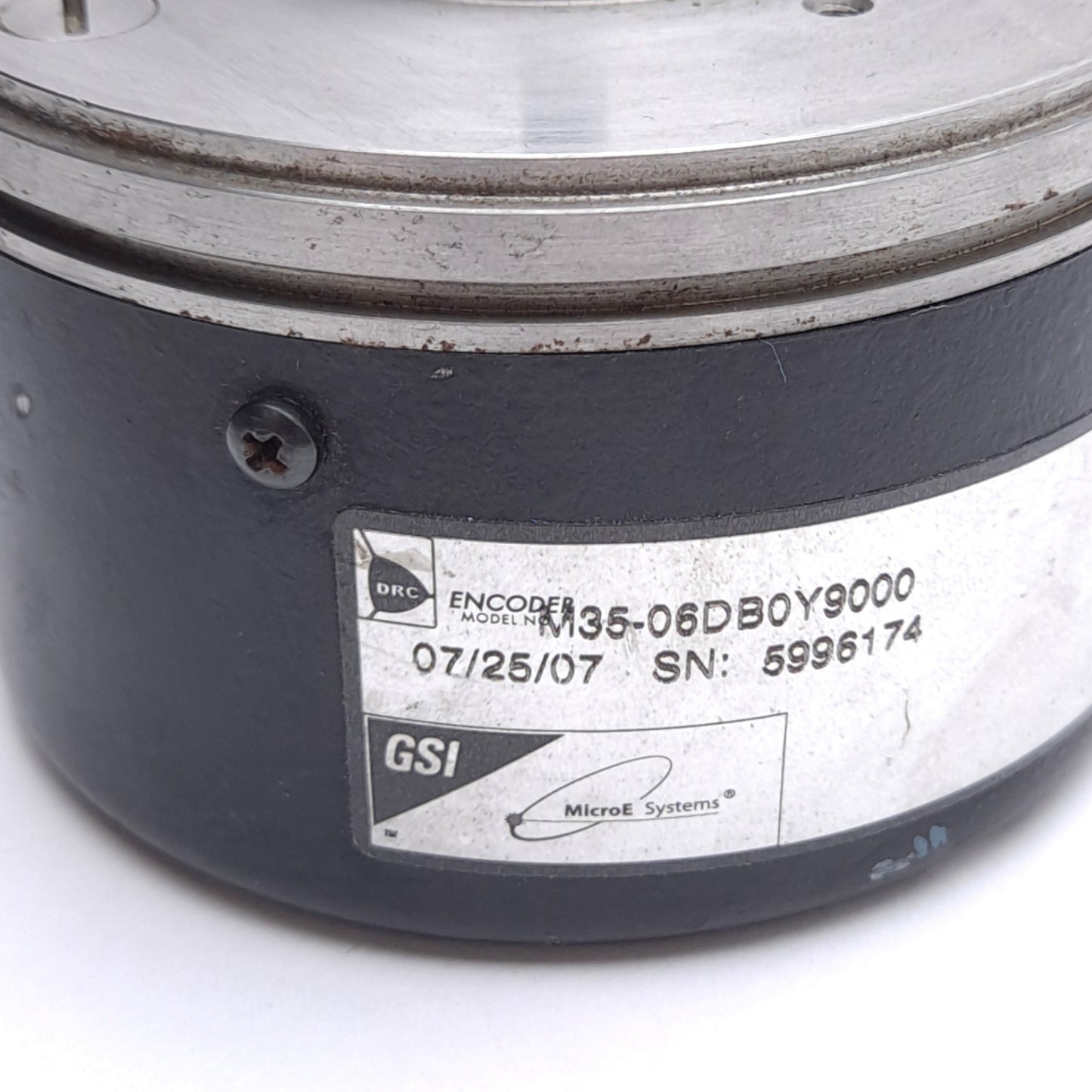 Used GSI M35-06DB0Y9000 Incremental Optical Rotary Encoder, ø6mm Shaft, 9000CPR, 5VDC