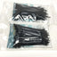 New Lot of 200 Panduit PLT1M-C0 Pan-Ty Cable Ties, Black, UV PA6.6 Nylon 3.9" Long
