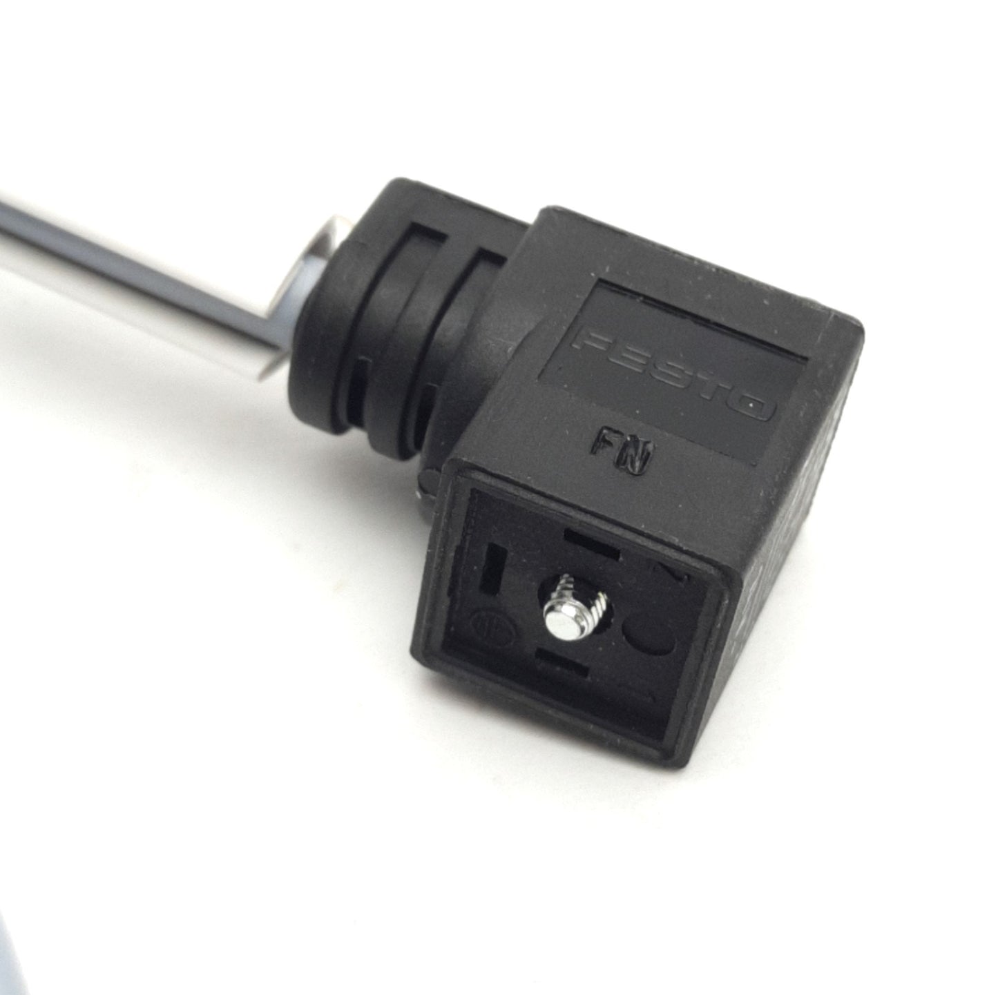 New Festo 30943 KME1-24-2.5-LED Solenoid Plug Socket & Cable, Type C, 24VDC 4A, 2.5m