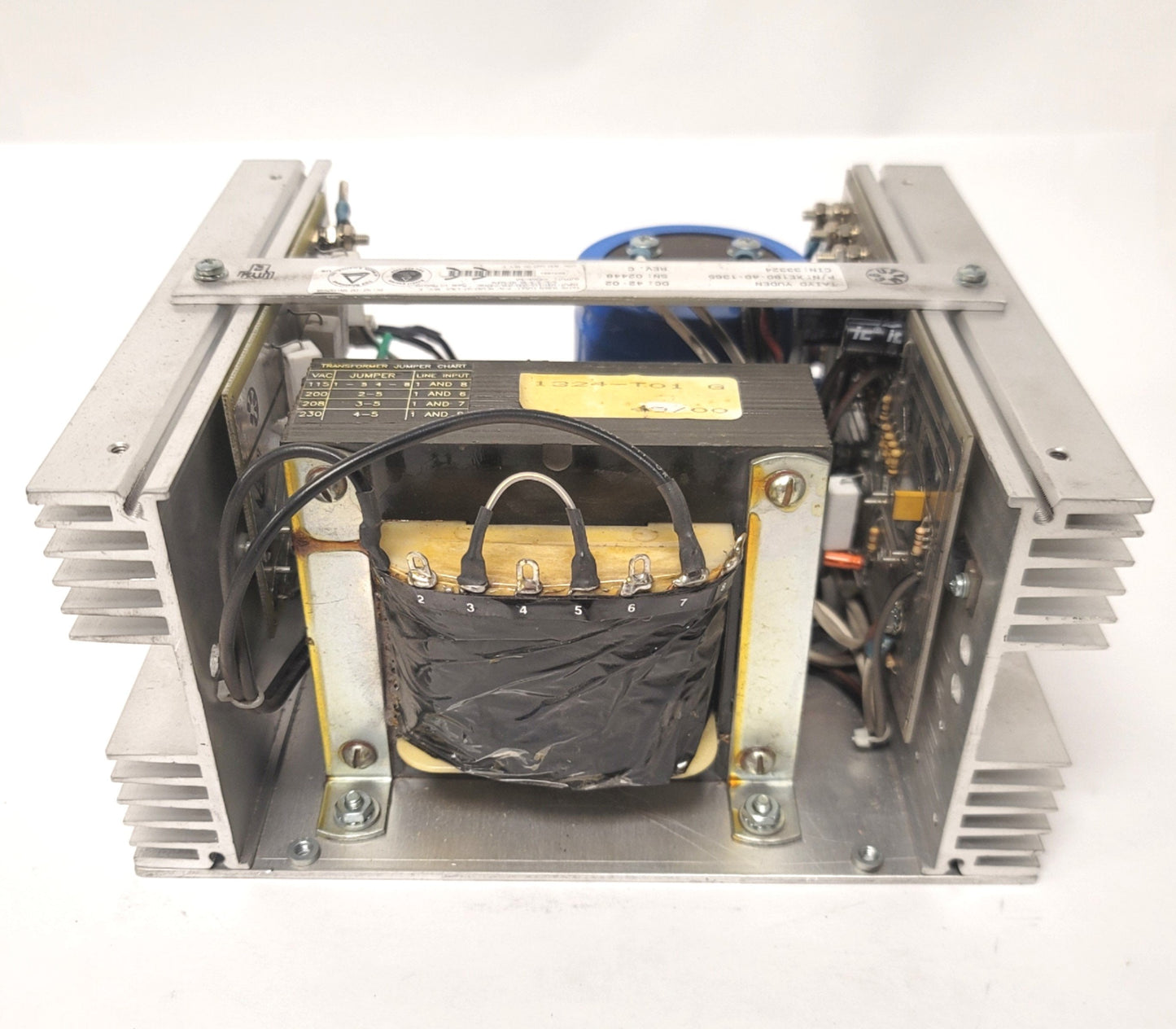 Used Taiyo Yuden XE180-40-1365 Switching Mode Power Supply In 100-230VAC Out 40VDC 6A