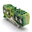 Used Lot of 3 Wago 280-687 Ground Terminal Block, 3-Conductor, 1-Level, 1-Potential