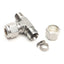 Used Parker M10MRT1/4N-316 Male Run Tee A-LOK Fitting, 1/4in NPT To 10mm OD Tube