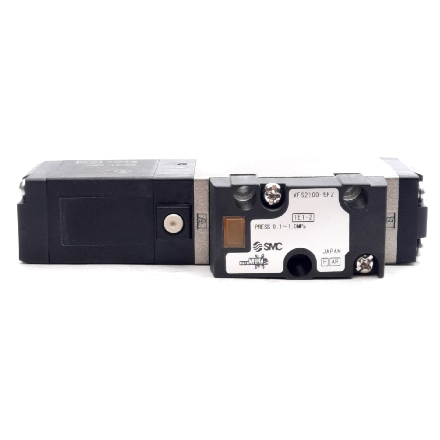 New SMC VFS2100-5FZ Solenoid Valve, 2-Position Single, 0.1-1.0MPa, 24VDC Coil