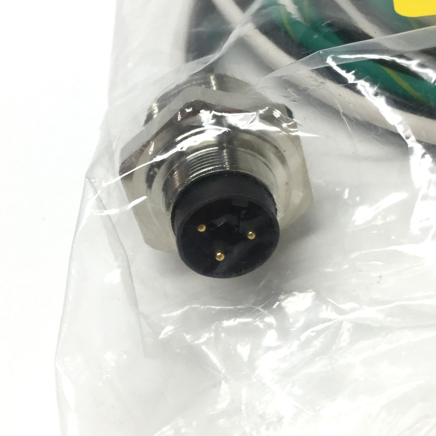 New – Open box Turck BSF 34-1.5/14.5/NPT Powerfast Receptacle M16 3-Pin to 1/2" NPT, 1.5m Long