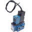 Used MAC 912B-PM-611CA Solenoid Valve, 4-Way, 25-150psi, W/ PME-611CAAA Pilot Valve