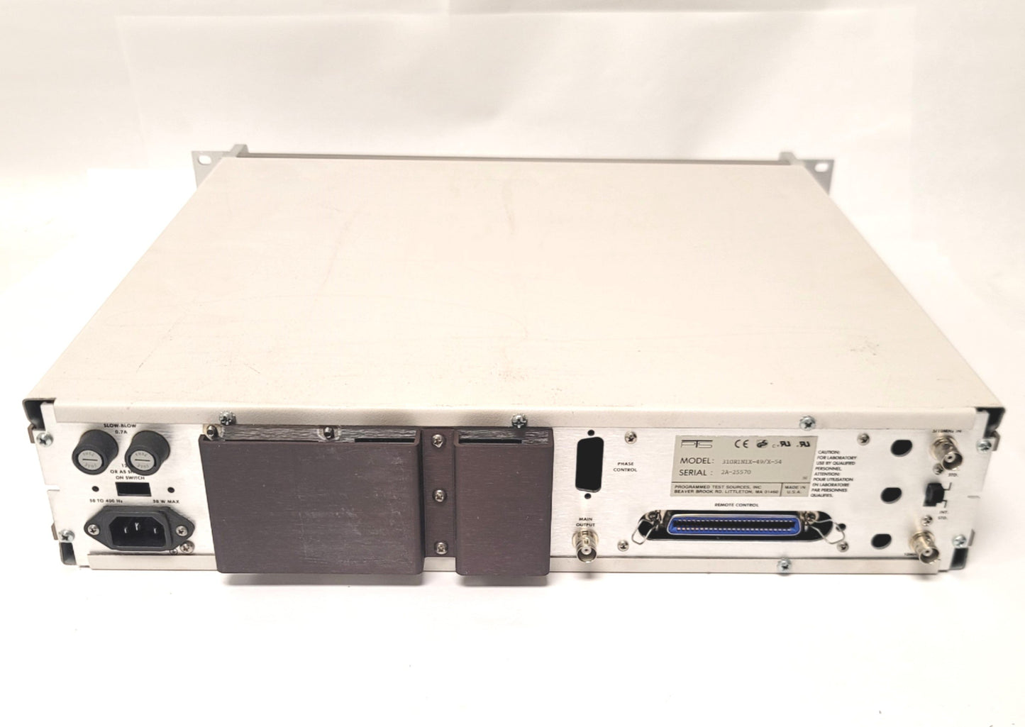 Used Programmed Test Sources 310R1N1X-49/X-54 Frequency Synthesizer 0.1-310Hz 120VAC