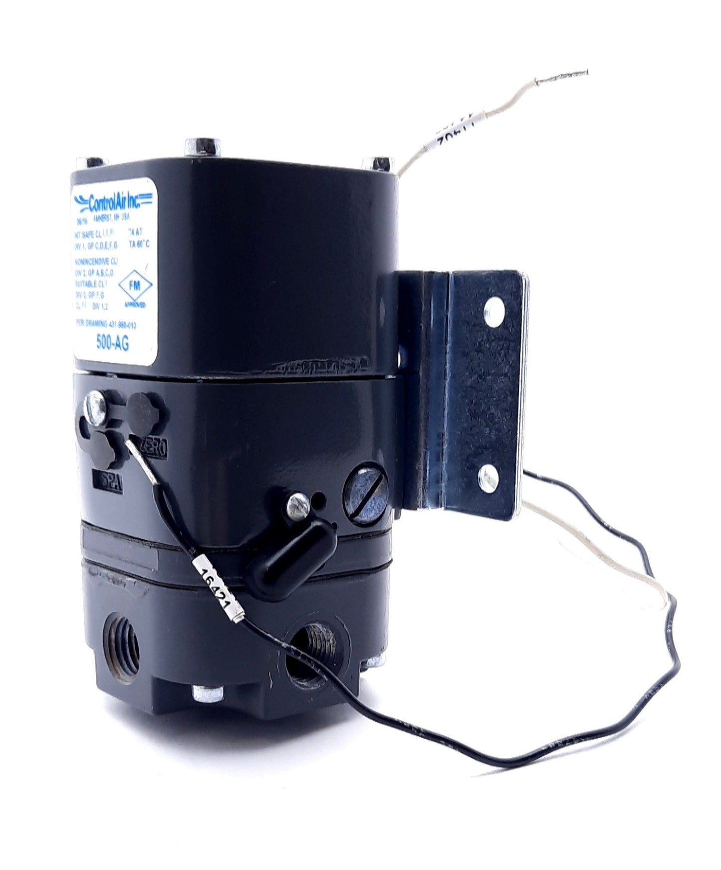 New Control Air 500-AG Electro-Pneumatic I/P Transducer 4-20mA, 2-60PSIG, 63-150PSIG