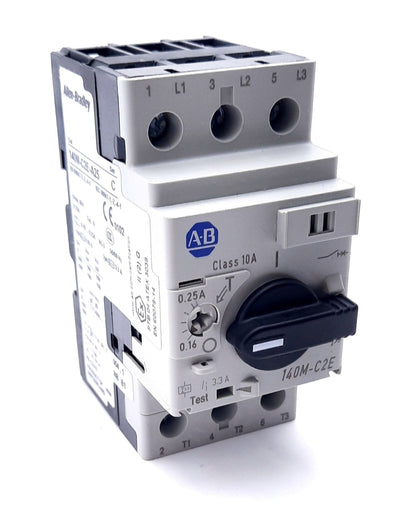 New Allen Bradley 140M-C2E-A25 Motor Protector Circuit Breaker 200-690V, 0.25A