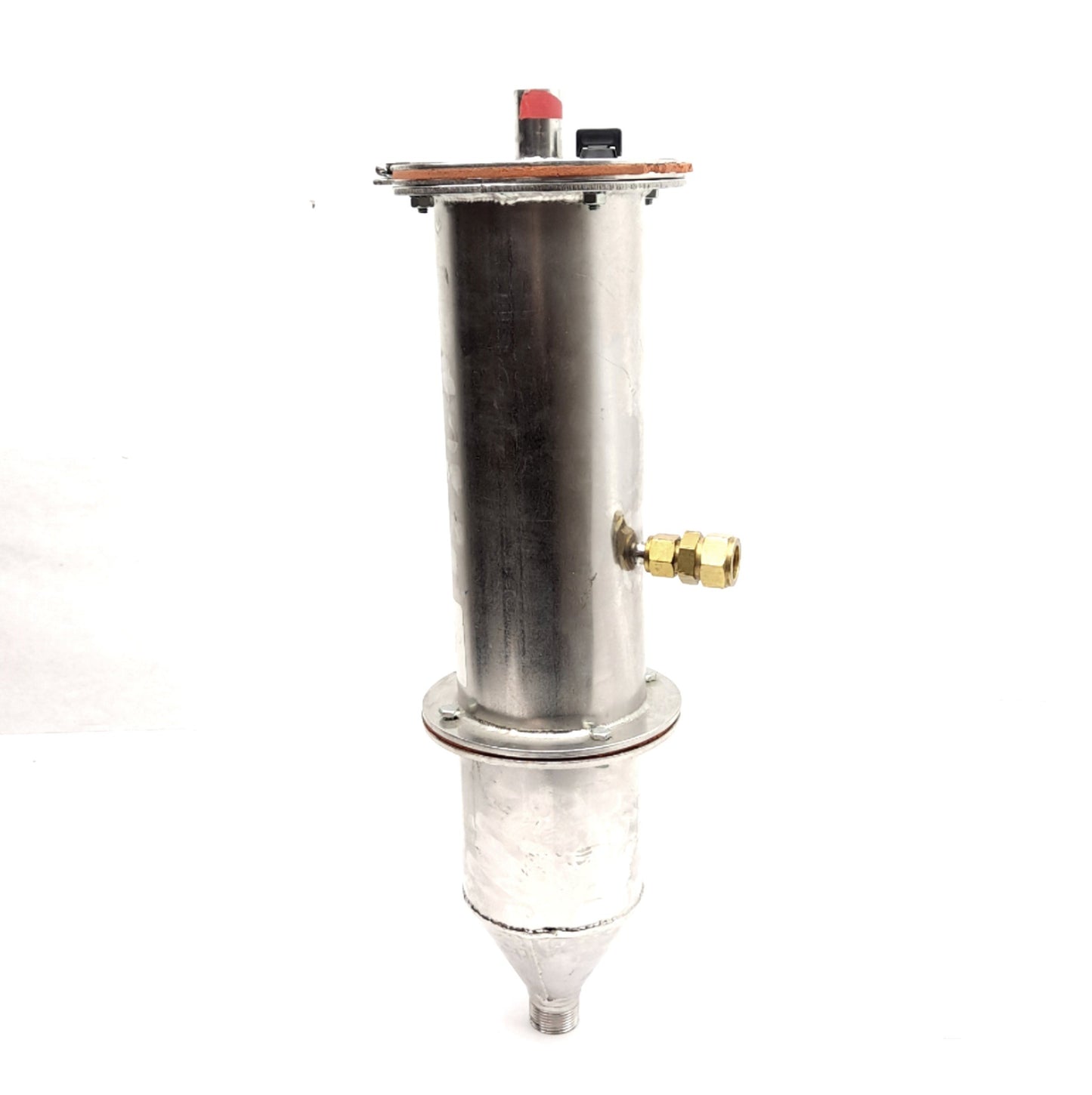 Used Novatec Dryer/Hopper 5lbs Capacity, 1in NPT, 1in & 1/2in Tube Connection