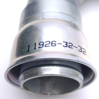 New – Open box Parker 11926-32-32 Crimp Style Hydraulic Hose Fitting, 90° Elbow, ø2in Hose ID