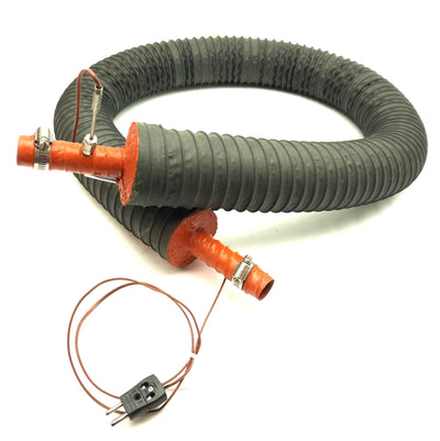 Used Dri-Air Insulated Air Handling Hose w/ T/C For Dryer/Hoppers, 70in Length x ø1in